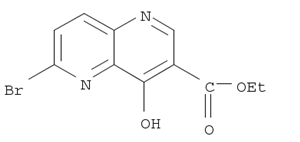 6-Bromo-1,5-naphthyridine-4-oxo-3-carboxylic acid ethyl ester